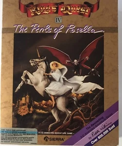 King's Quest IV The Perils Of Rosella para PC 1989 Sierra MS-DOS 5,25 y 3,5 discos - Imagen 1 de 19