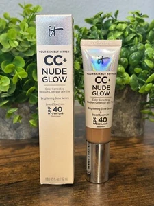 IT Cosmetics CC+ Nude Glow Skin Tint SPF 40 - 1.08 fl oz - Rich Honey - Picture 1 of 4
