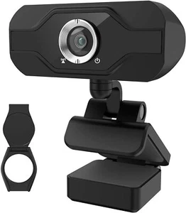 1080P Webcam with Microphone, High-Definition Desktop or Laptop Webcam, USB Came - Picture 1 of 7