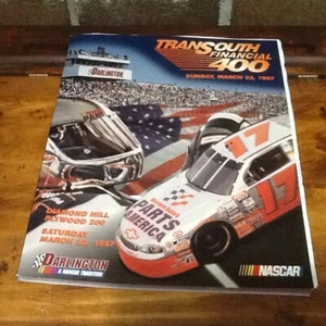 Transouth Financial 400 NASCAR Race Program, 1997 Darlington SC Racetrack PATCH - Picture 1 of 6