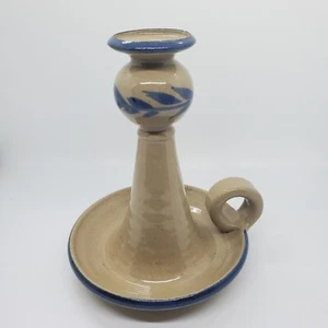 Candeliere dipinto a mano avorio blu Italia - Foto 1 di 4