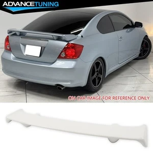 For 05-10 Scion tC OE Style Rear Trunk Spoiler Wing Lip W/Pedestals ABS White - Bild 1 von 6