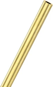 Paquete de 1 tubo redondo de latón de 300 mm, 5 mm OD 1 mm pared x x 300 mm, tono  - Imagen 1 de 7