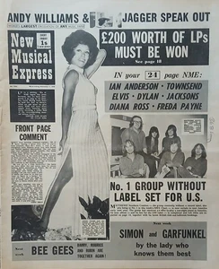 New Musical Express November 7th 1970, Freda Payne, Diana Ross, The Jacksons - Imagen 1 de 1