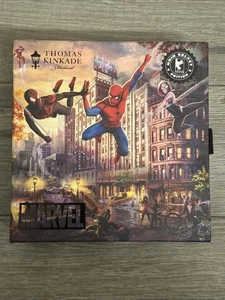 Thomas Kinkade Silver Select Spider-Man and Friends:The Ultimate Alliance NIB - Picture 1 of 4