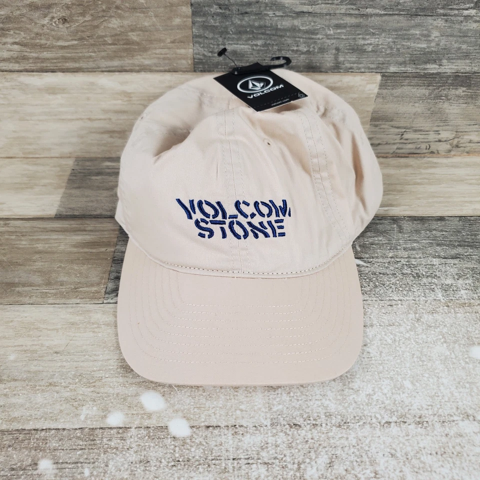 Volcom Strapback Hat Adult One Size Adjustable Dad Cap Cotton Stone Logo - Image 1 of 4