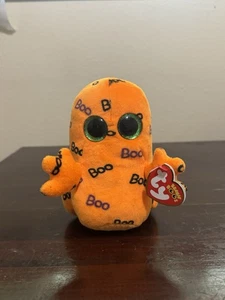 TY Beanie Boos Orange Ghost Ghoulie mit Etikett  - Bild 1 von 7