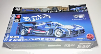 Mattel Brick Shop Hot Wheels Cadillac Project GTP Hypercar Building Toy Kit NEW - Image 1 of 4