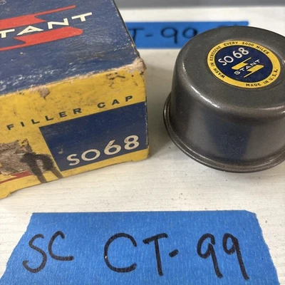 Vintage Stant So68 Oil Cap 1952-64 Ford 1958-60 Edsel Fairlane Falcon Most 6cyl - Image 1 of 4