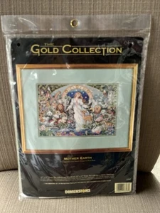 Dimensions Gold Collection MOTHER EARTH CROSS STITCH KIT Animals 3797 RARE New - Picture 1 of 4