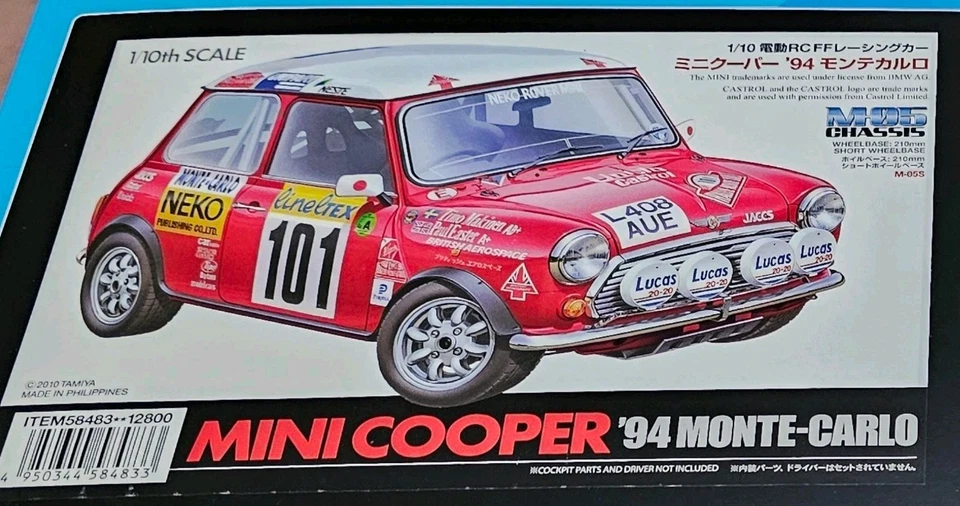 NEW TAMIYA MINI COOPER RC MONTECARLO 1/10 - Immagine 1 di 4