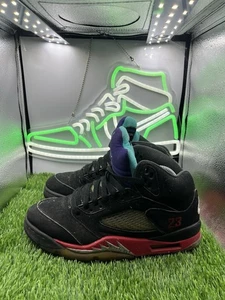 Nike Air Jordan 5 Retro "Top 3" Herren Gr. 8 CZ1786-001 schwarz rot traube - Bild 1 von 9