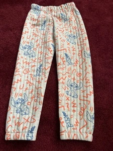 DISNEY Girls Lilo and Stitch Ribbed Jogger Sweatpants-Stitch 6/7 Sweatpants. - Picture 1 of 2