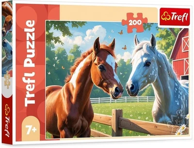 NUEVO Rompecabezas Trefl 200 Piezas 7+ Edades Caballos en la Limpieza Foto 1 de 2