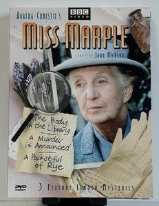 Agatha Christie's Miss Marple _ 3 Feature Length Mysteries _ 3 DVD _ 2002 _ BBC - Picture 1 of 4