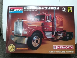 Camión Kenworth W-900 Convencional Monogram 85-2501 1/16 CAJA ABIERTA SELLADA Interior - Imagen 1 de 8