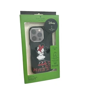 Coque liquide Kate Spade Minnie Mouse Red Bow pour iPhone 14 Pro - Photo 1 sur 7