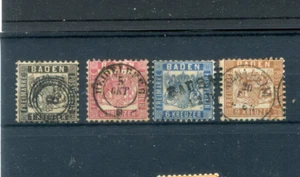 Baden - Nr . 17 - 20 o- KW 89,-- € ( 15424 ) - Picture 1 of 2