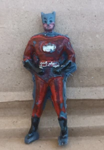 Rare Vintage 60'S BATMAN Plastic Figure 2"inch dc KHANIS ARGENTINA - Picture 1 of 7