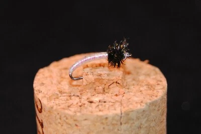 AMES FLY FISHING Disco Midge Pearl Fly Fishing Flies Choose Size One Dozen (12)