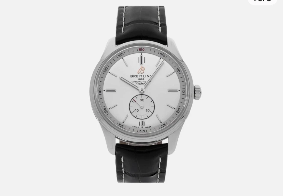 Breitling Premier Automatic 40mm Steel Mens Strap Watch A37340351G1P2 - Image 1 of 4