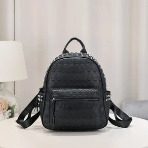Schädel Totenkopf Skull Rucksacke Tasche BACK PACK Bag PU Freizeit 33x28x12cm - Picture 1 of 11