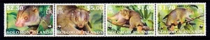 Solomon Islands 2002 Grey Cuscus - WWF Complete Mint MNH Set Strip SC 927-930a - Picture 1 of 1