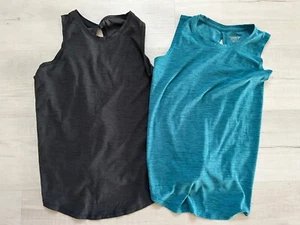 Old Navy Girls Active Breathe On Tie Tank Top Size 10-12(L) Lot Of 2 - Picture 1 of 3