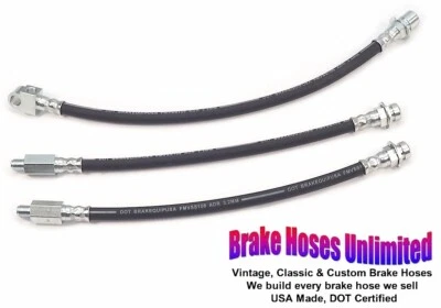 BRAKE HOSE SET Buick Wildcat 1968 - Disc - Image 1 of 2