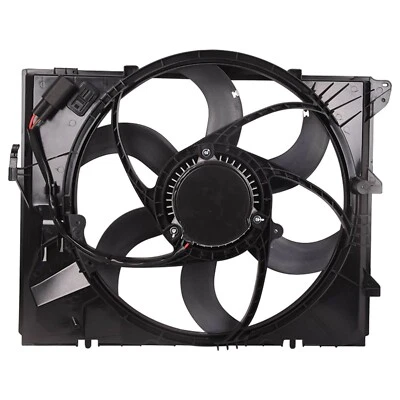 Fits BMW 128i 323i 325i 328i 330i Radiator Cooling Fan Assembly 600W 17427562080 - Image 1 of 4