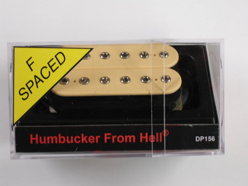 DiMarzio F-spaced Humbucker From Hell Creme W/Chrome Poles DP 156 - Image 1 of 1