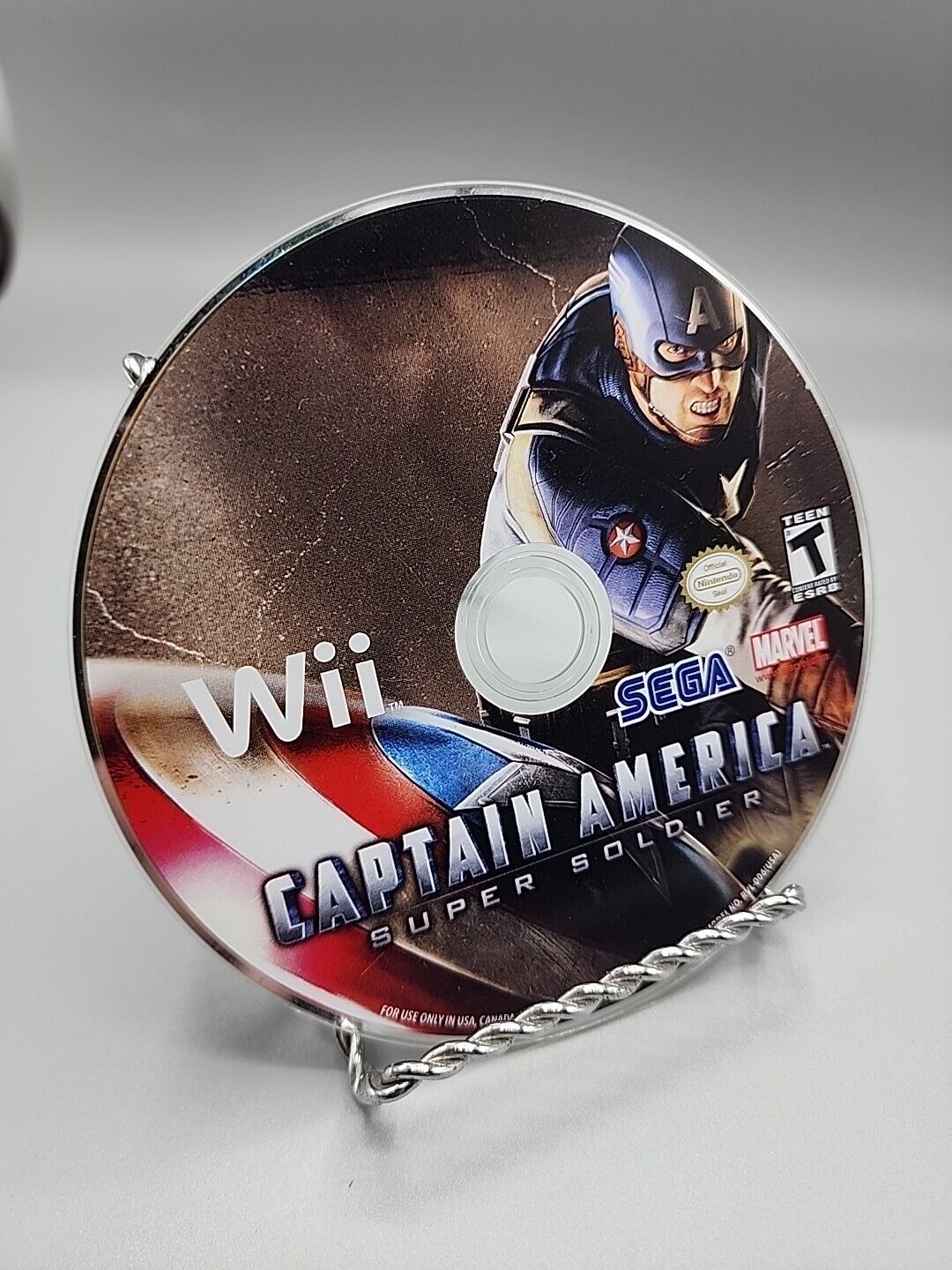 Captain America: Super Soldier (Nintendo Wii, 2011) Disc Only / Tested