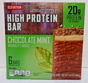 Elevation High Protein Bar Chocolate Mint Bundle 14,4oz 408g - Bild 1 von 6