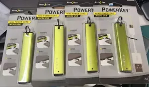 LOT 4x Nite Ize PowerKey Micro Power USB Cord Micro USB PKYU-17-R7 (4-Pack) - Picture 1 of 2