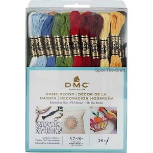 DMC Floss Home Decor 36 Skeins 6 Strand Embroidery Thread Collector Edition Set - Picture 1 of 6