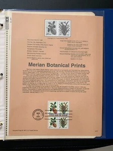 US SCOTT 3126-3127 merian botanical prints 32 CENT first day issue - Picture 1 of 1
