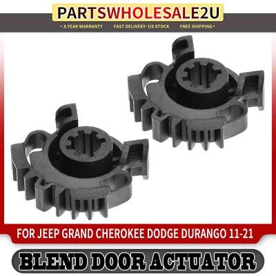 Engranaje actuador de puerta mezcla HVAC de 2 piezas para Dodge Durango Jeep Grand Cherokee 11-21 Foto 1 de 4