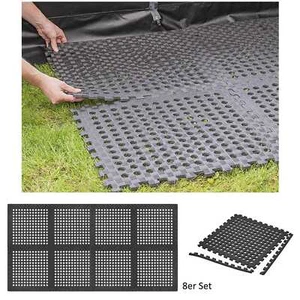 Camping Vorzelt Bodenmatte Set Bodenfliese Puzzlematte Schmutzmatte Zeltteppich - Bild 1 von 6