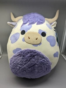 Squishmallows 16 Zoll Conway die lila gefleckte Hochlandkuh Plüschtier - Bild 1 von 6