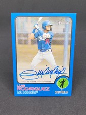 2022 Topps Heritage Minor League Real One Auto Luis Rodriguez 10/99 Blue SSP 