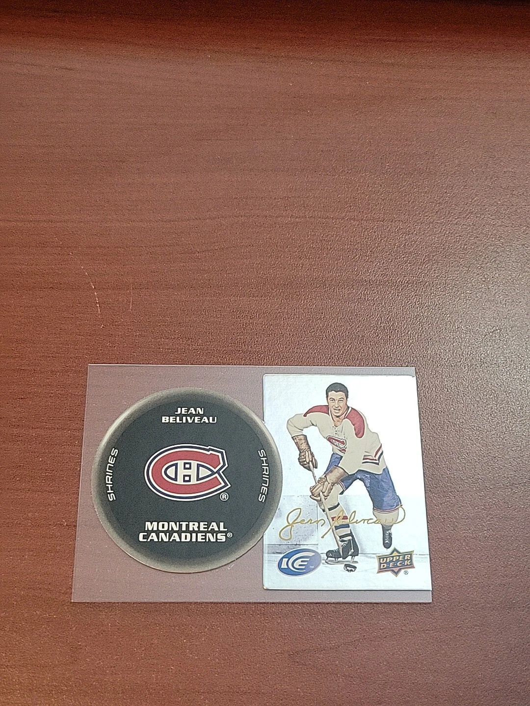 2021-22 Upper Deck Ice Shrines Legends Jean Beliveau #SH-30 HOF