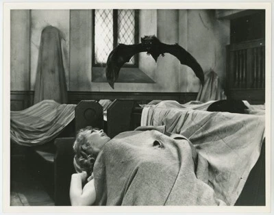Hammer Glamour 1970 Scars Of Dracula Jenny Hanley Attacked Vampire Bat In Church - Image 1 of 2