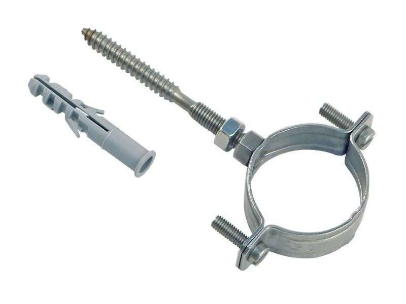 Fermatubo collare acciaio inox confezione da 2 pezzi - Immagine 1 di 1