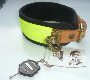 AKAH Schweißhalsung Halsung 45 cm neongelb neu Halsband - Bild 1 von 5