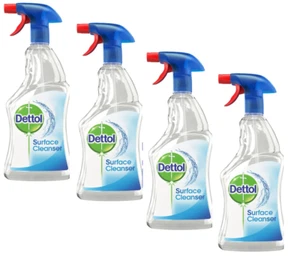 Dettol Antibacterial Surface Cleanser Kills 99.9% Bacteria Viruses 4 x 750ml - Picture 1 of 3