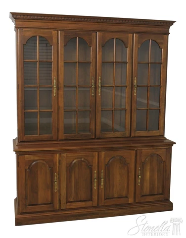 F57051EC: HARDEN Solid Cherry 2 Piece China Cabinet Cover