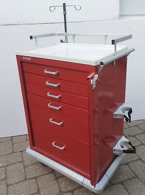 Waterloo Unicart 6 Drawer Tall Healthcare Emergency Medical Crash Cart Cabinet • 549.99$