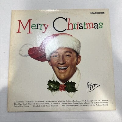 BING CROSBY Merry Christmas MCA LP VG+ p - Image 1 of 4
