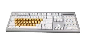 Uniqey 18.5" Q100 Individual Keyboard, Silver - Afbeelding 1 van 8
