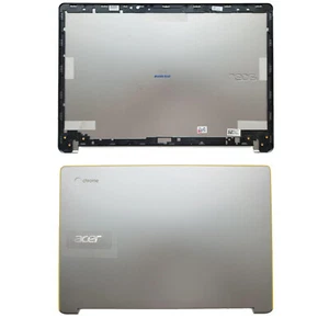 New Silver Lcd Back Cover Top Rear Lid 60.GHPN7.001 For Acer Chromebook CB5-312T - Picture 1 of 8